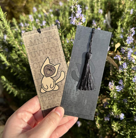 Ouija Cat Bookmark